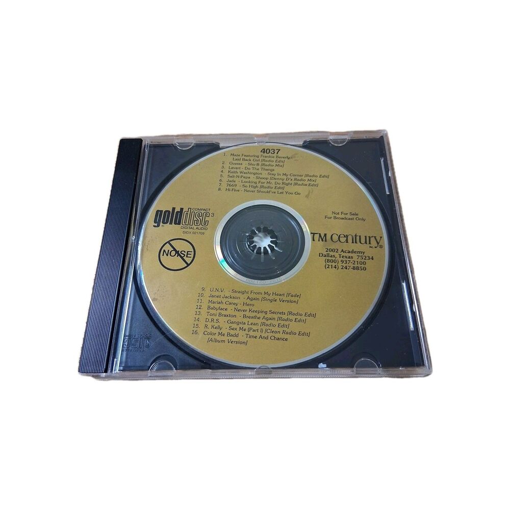 TM Century GoldDisc 4037 Radio Broadcast CD 90s R&B Salt-N-Pepa Janet Jackson